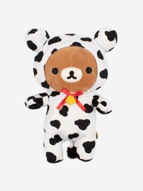 SANRIO Rilakkuma Cow Costume Plush 15” LIKE NEW, No Tags